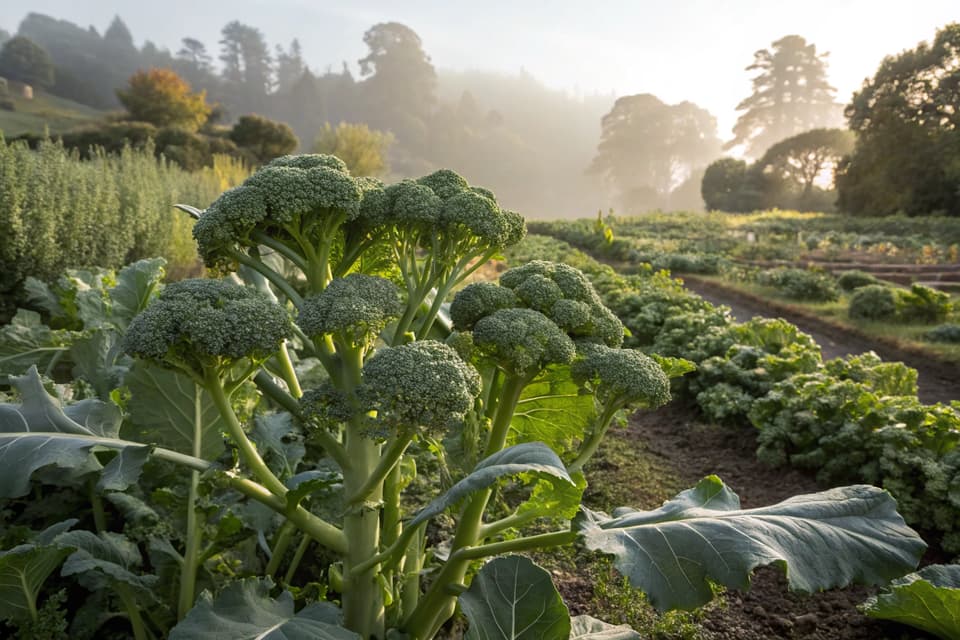 Plant broccoli during early spring or late summer for best results; consistent moisture yields tighter, tastier heads.
